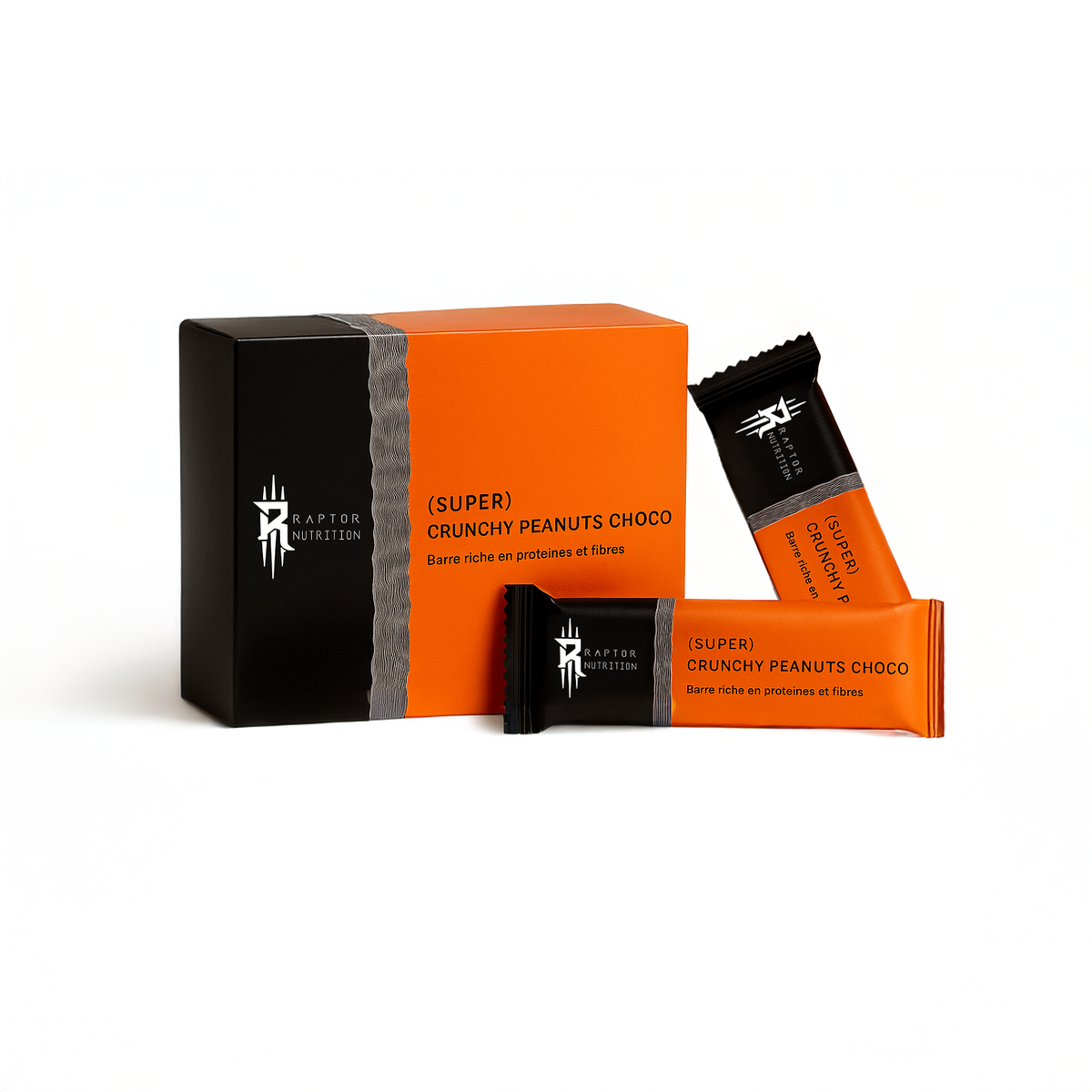 Composant d’offre — (Super) Crunchy Peanuts Choco - 12 Barres Protéinées — (Super) Crunchy Peanuts Choco - 12 Barres Protéinées — 2 boîtes — unité 1/2