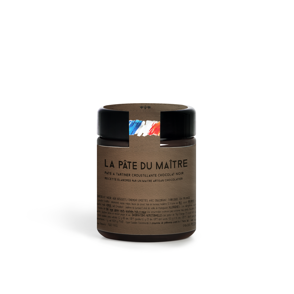 Composant d’offre — La Pâte du Maître-Artisan Chocolatier Français — La Pâte du Maître-Artisan Chocolatier Français — Chocolat Noir Feuillantine / 2 pots — unité 2/2