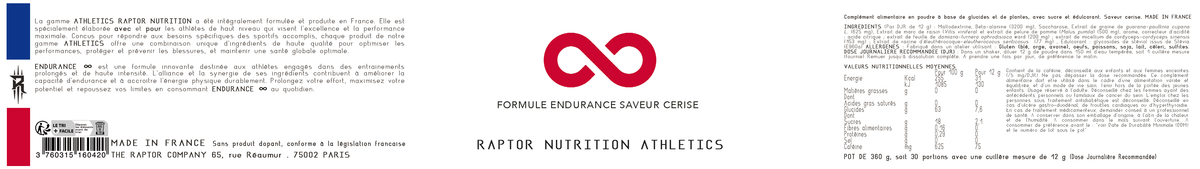 Cadeau gratuit — Endurance — Cerise